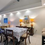 Dining area with recessed lighting all along north wall of main living area.

Looking North.