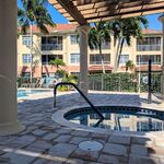Hot tub/spa.  Building 1129 is in the background.  You will be THAT close.

Looking East.