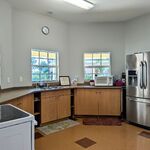 Kitchen located in clubhouse which is great for community events.  The community holds at least one event per month as well as a community breakfast each Saturday morning that you are welcome to join.

Looking South.